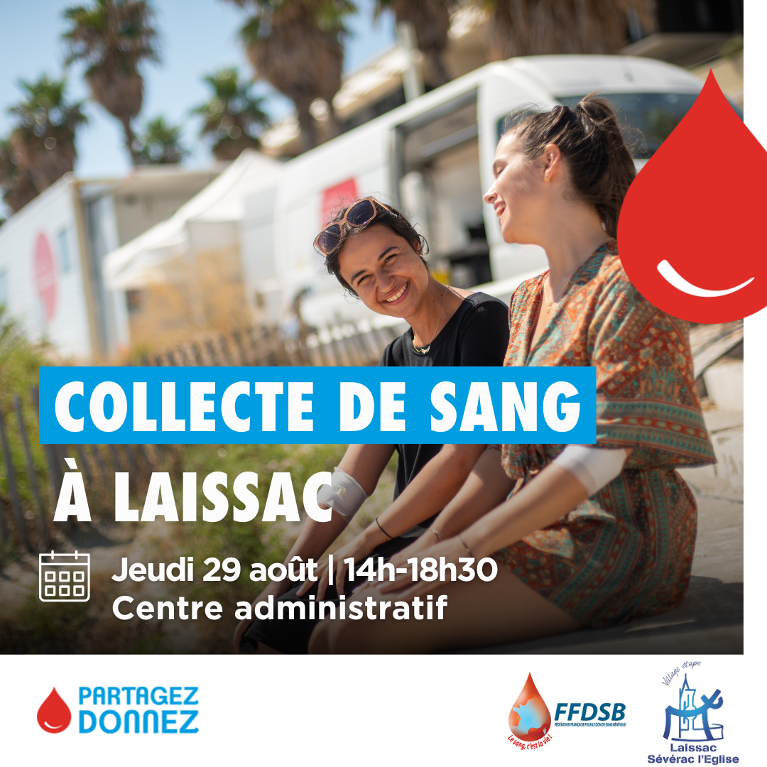 Lire la suite à propos de l’article Don du sang à Laissac