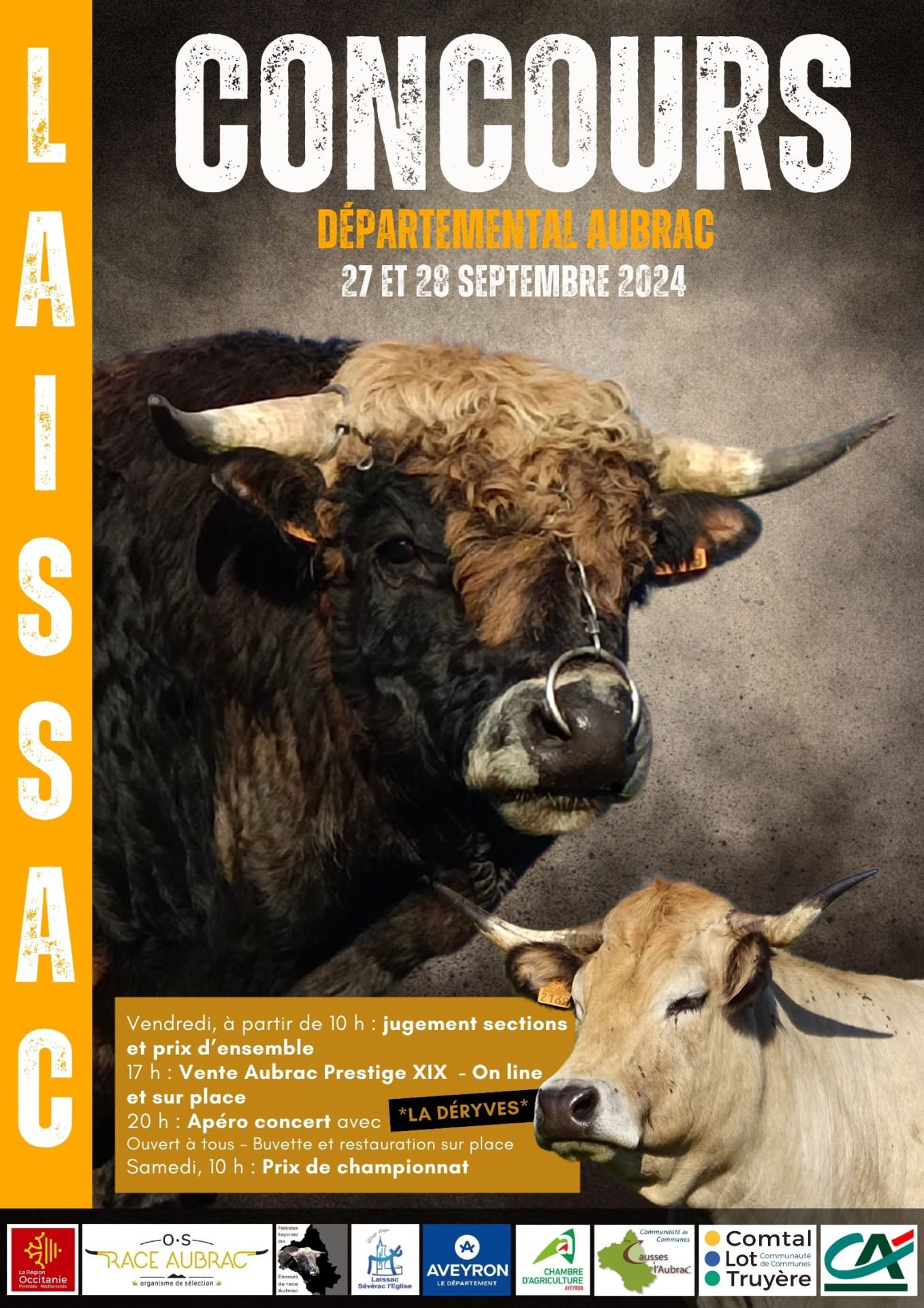 Lire la suite à propos de l’article Concours départemental de la race Aubrac