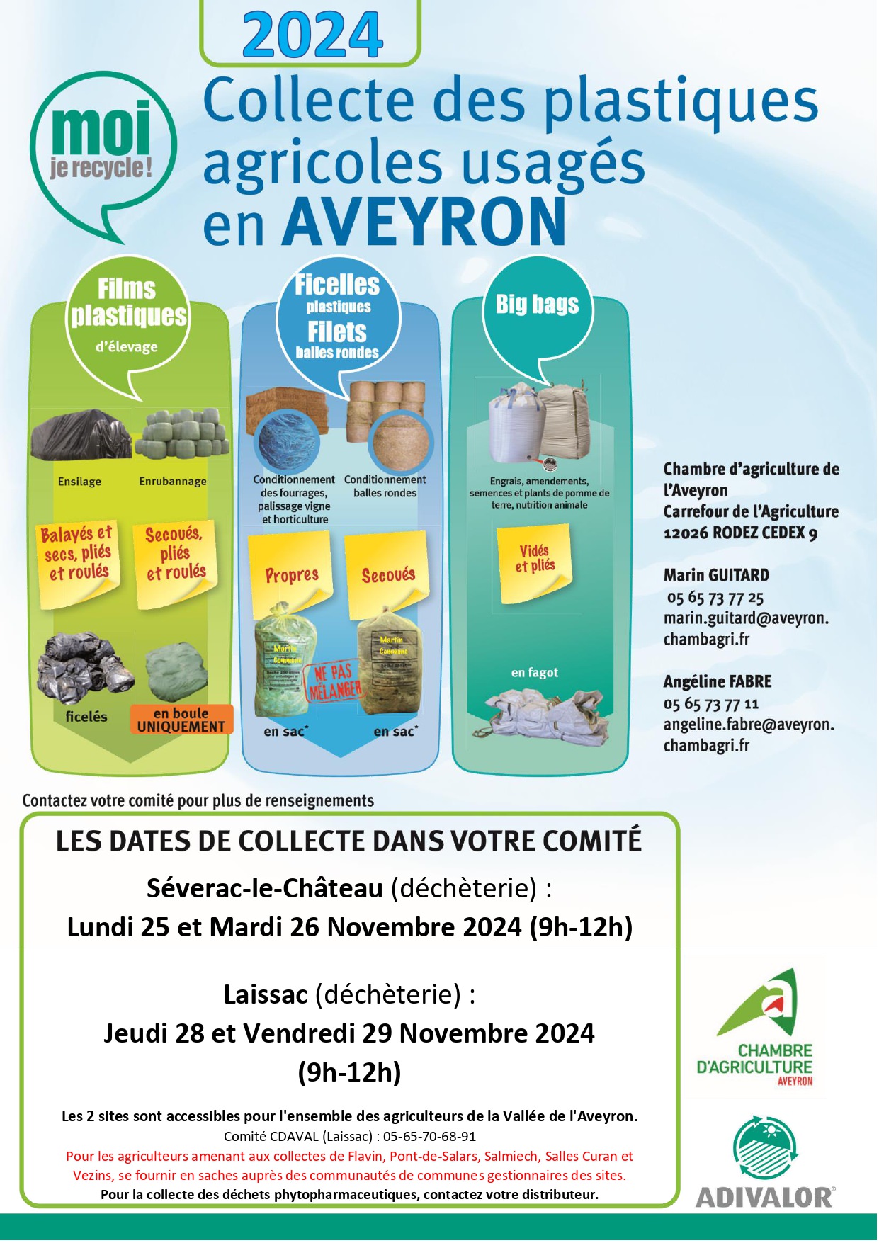 Lire la suite à propos de l’article Collecte des bâches plastiques agricoles