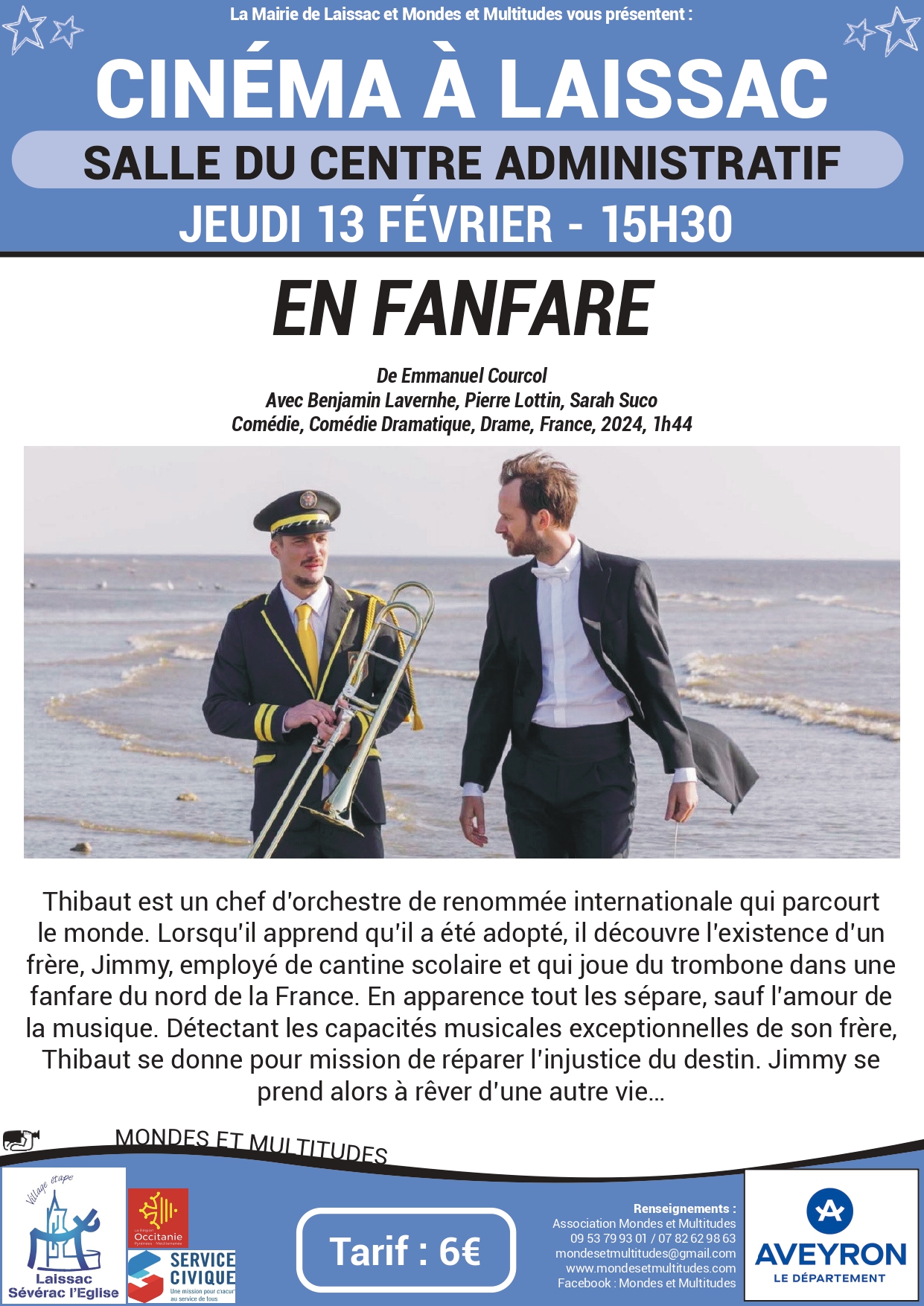 Lire la suite à propos de l’article Projection cinéma avec la Bibliothèque
