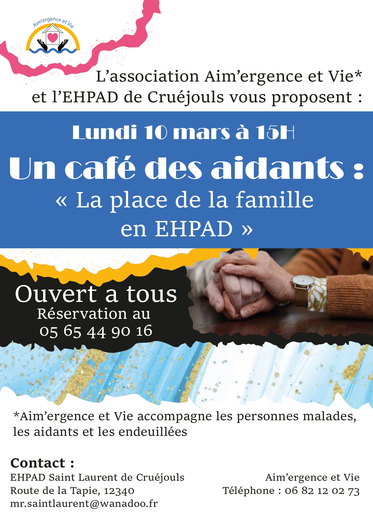 Lire la suite à propos de l’article Café des aidants – la place de la famille en EHPAD