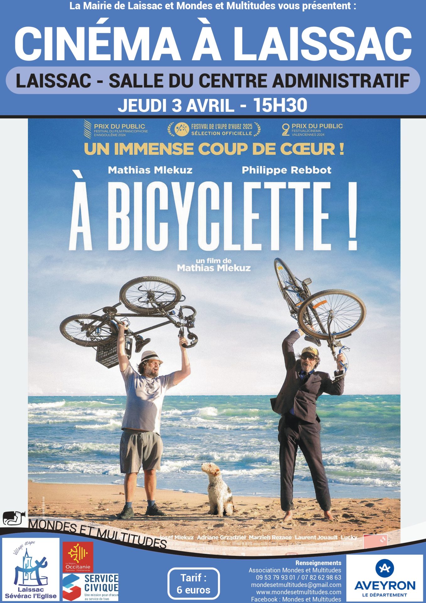 Lire la suite à propos de l’article Séance cinéma à Laissac