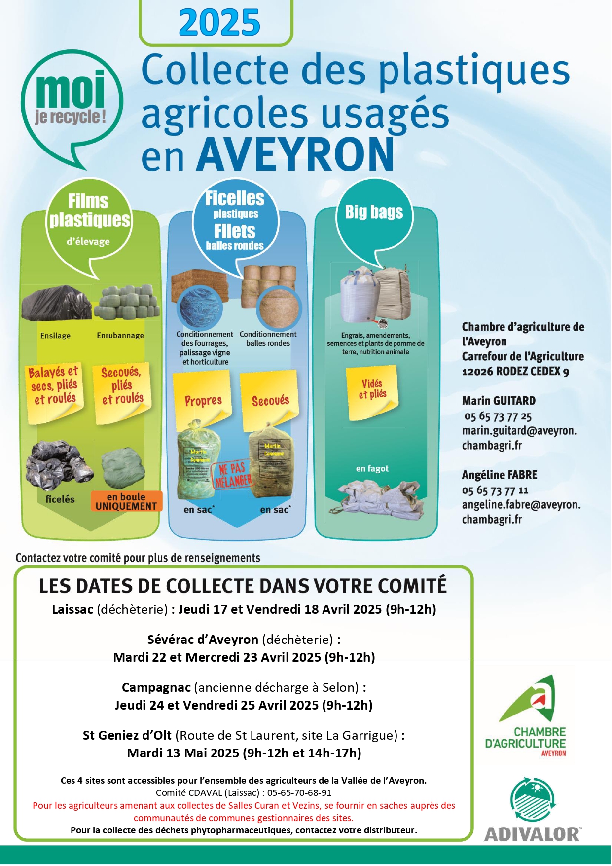 Lire la suite à propos de l’article Collecte de printemps des plastiques agricoles