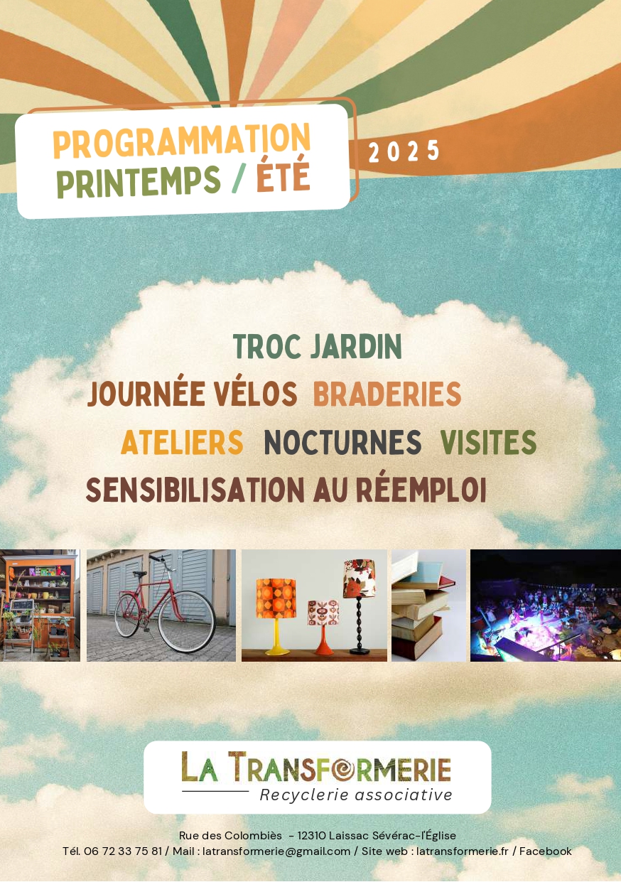 Lire la suite à propos de l’article La Transformerie, programmation printemps – été 2025