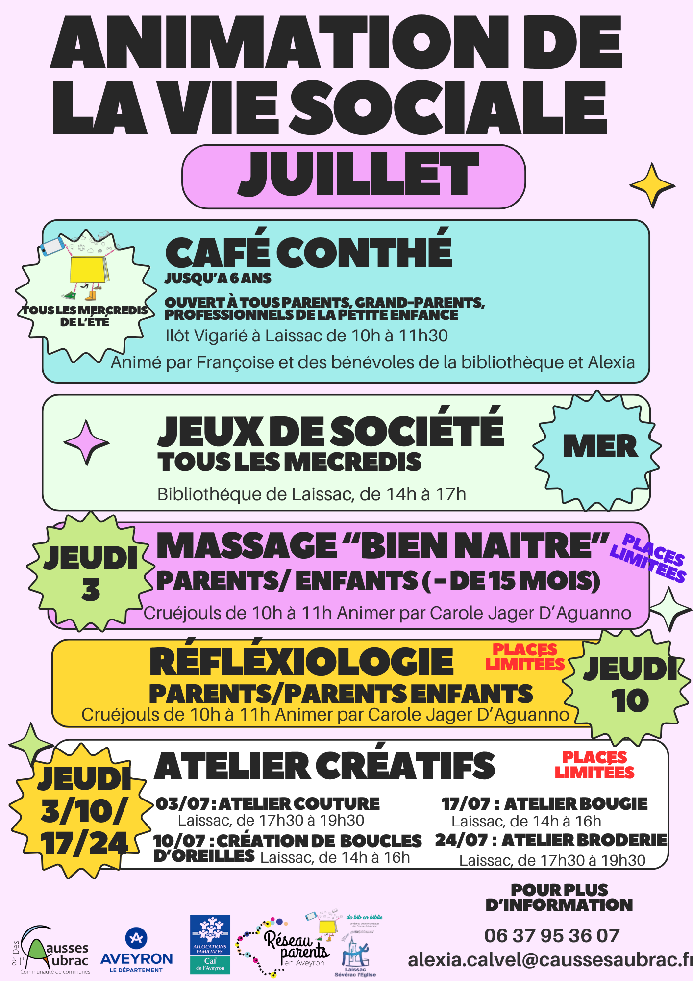 Lire la suite à propos de l’article Animation de la vie sociale sur le territoire laissagais