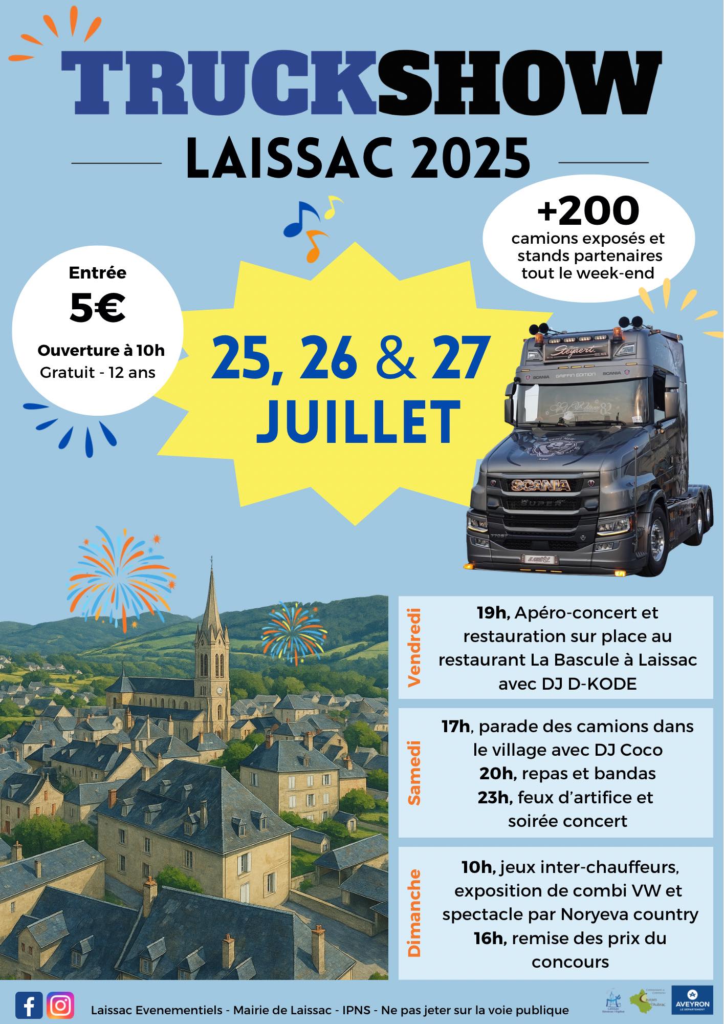 Lire la suite à propos de l’article Truck Show Laissac, le retour