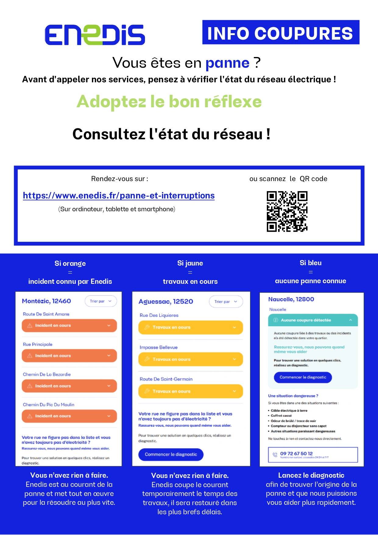 Lire la suite à propos de l’article ENEDIS – que faire en cas de coupure électrique