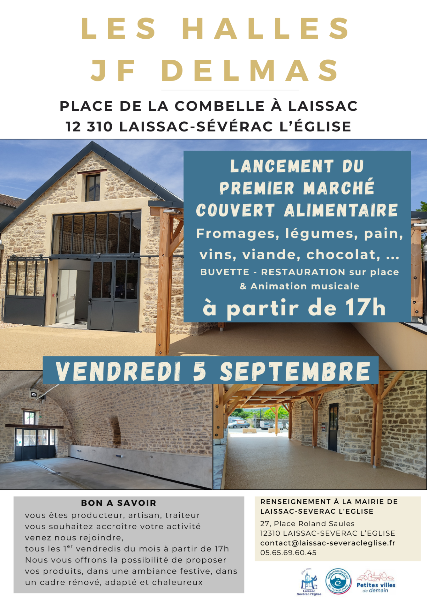 Lire la suite à propos de l’article 1er marché alimentaire à la Halle couverte