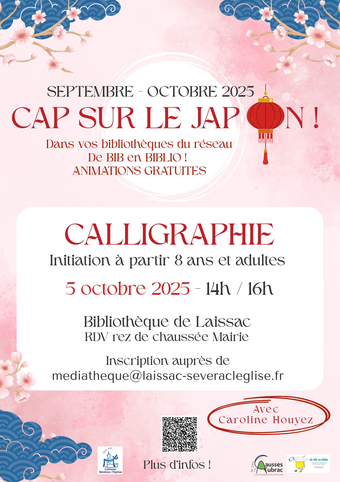 Lire la suite à propos de l’article Atelier Calligraphie – Le mois du Japon