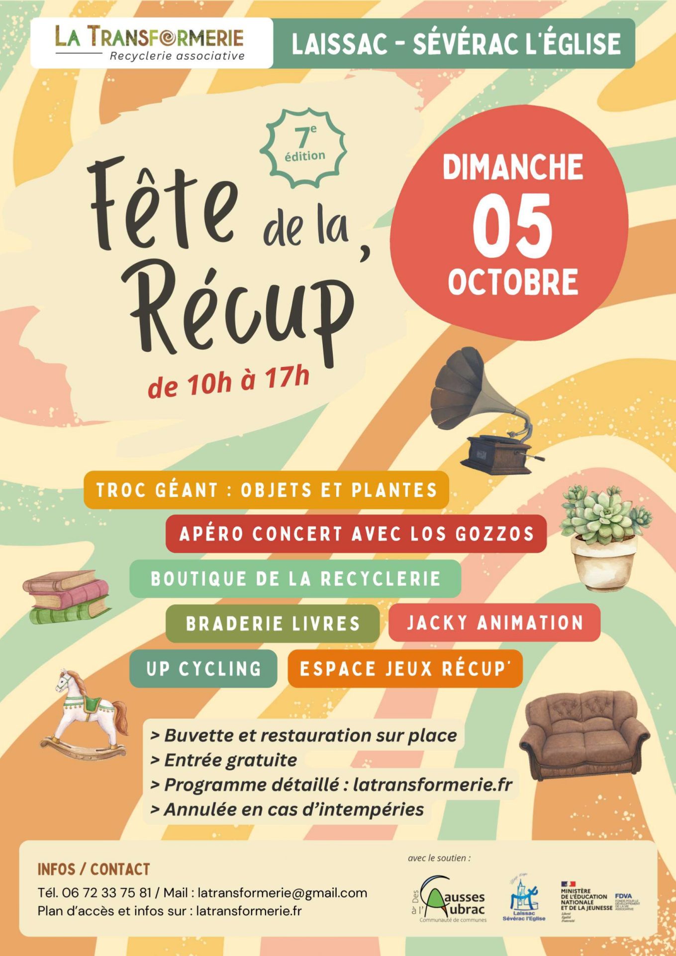 Lire la suite à propos de l’article La fête de la Récup avec la Transformerie à Laissac