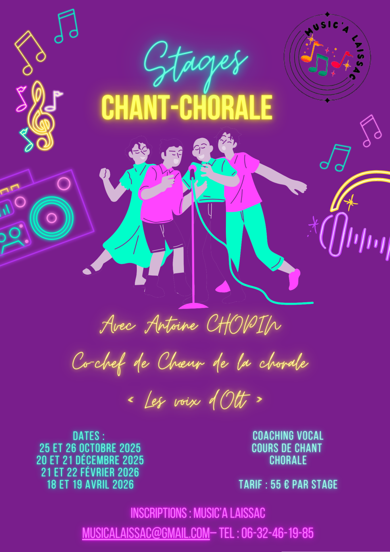 Lire la suite à propos de l’article Stages de chant choral