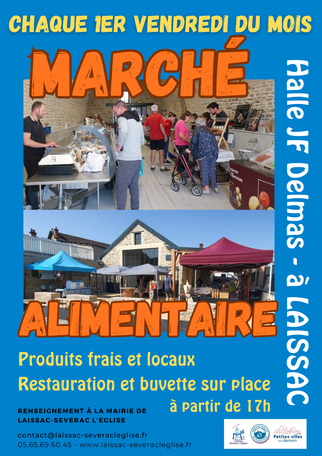 Lire la suite à propos de l’article Marché alimentaire ce vendredi à Laissac