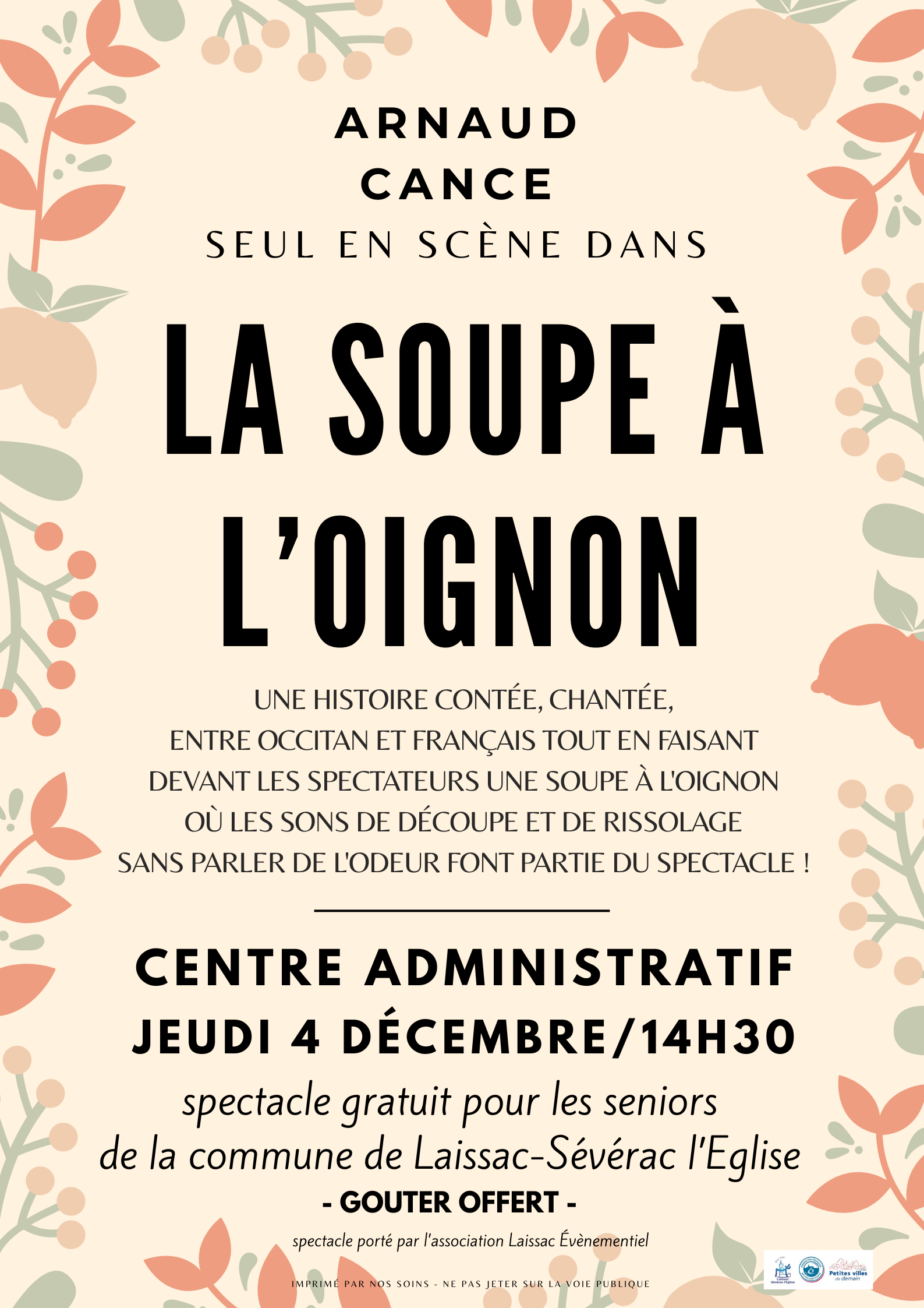 Lire la suite à propos de l’article Après-midi spectacle pour les seniors du village